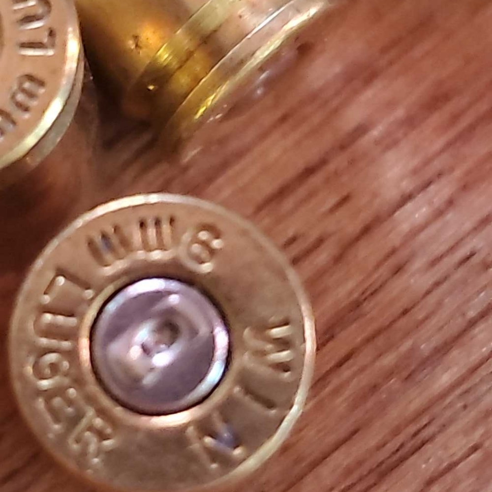 ARTS & CRAFTS Supplies empty 9mm brass ammo cases Jewelry Making - Picture 4 of 4